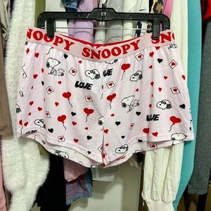 Snoopy Pink Lounge Shorts ❤️❤️❤️